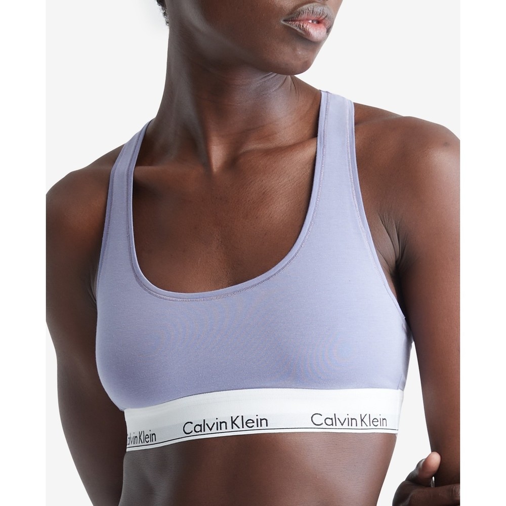Calvin Klein Bralette Loyal Cotton Blend, Pull-On, XL